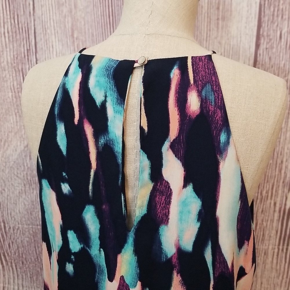 Tyche Colorful Abstract Shift Mini Dress - Picture 4 of 7